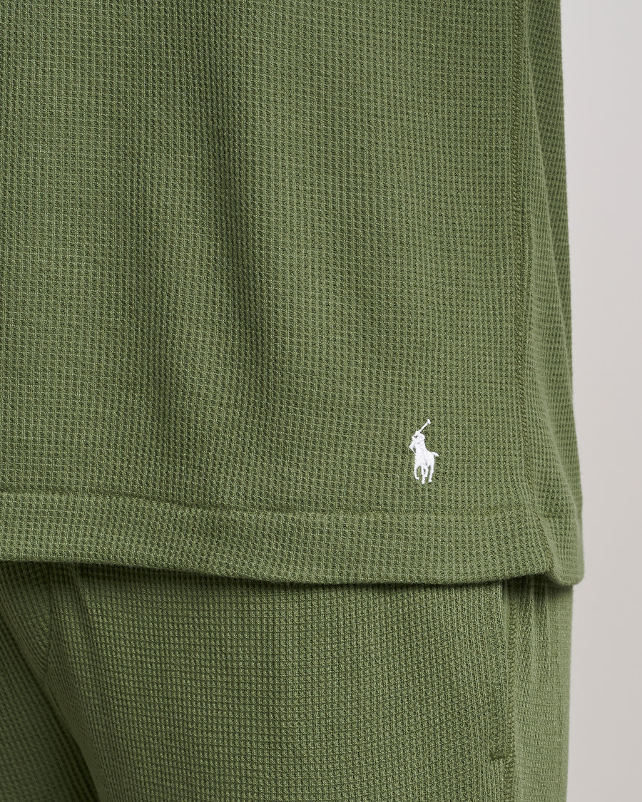 Homme | T-shirts | Polo Ralph Lauren | Waffle Long Sleeve Crew Neck Army Olive