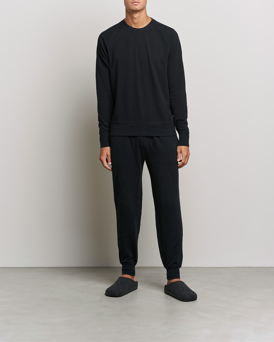 Homme | T-shirts | Polo Ralph Lauren | Cotton Jersey Long Sleeve Tee Black