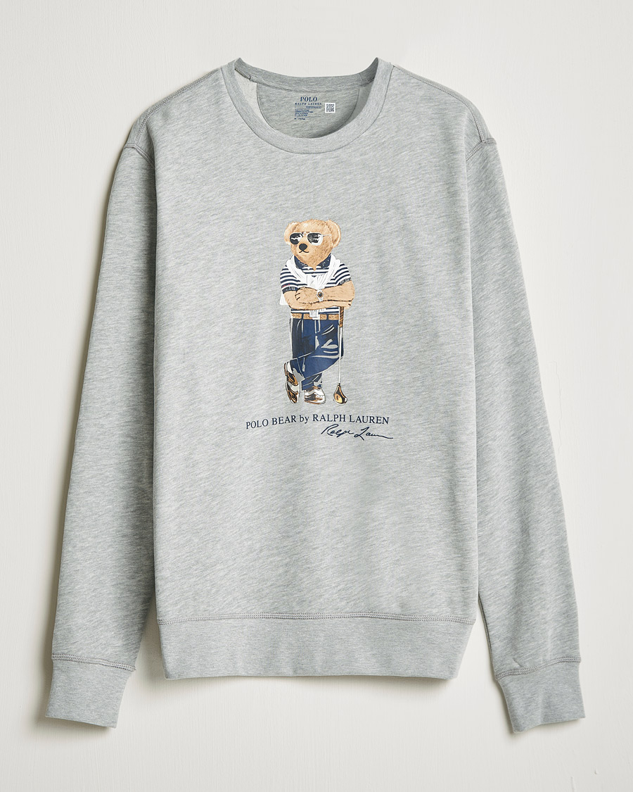 Homme | Pulls Et Tricots | Polo Ralph Lauren Golf | Golf Bear Sweatshirt Andover Heather