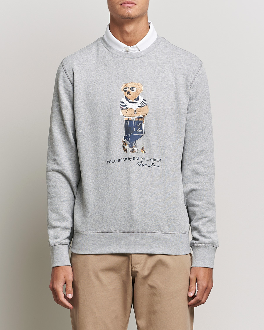 Homme | Pulls Et Tricots | Polo Ralph Lauren Golf | Golf Bear Sweatshirt Andover Heather