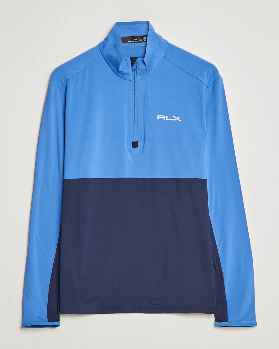 Homme | Pulls Et Tricots | RLX Ralph Lauren | Performance Airflow Half-Zip French Blue/Navy
