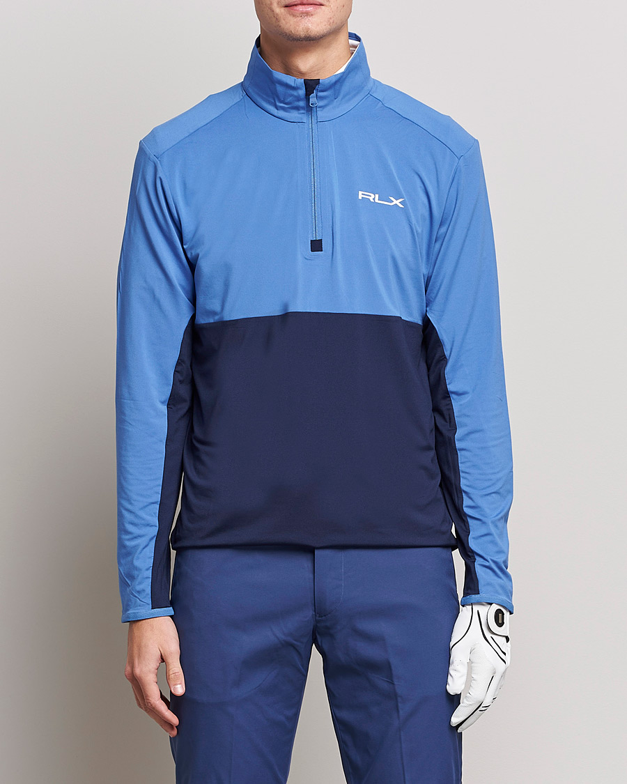 Homme | Pulls Et Tricots | RLX Ralph Lauren | Performance Airflow Half-Zip French Blue/Navy
