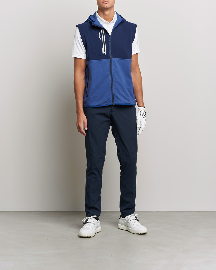 Homme | Pulls Et Tricots | RLX Ralph Lauren | Techy Terry Full-Zip Hoodie Light Navy/French Navy