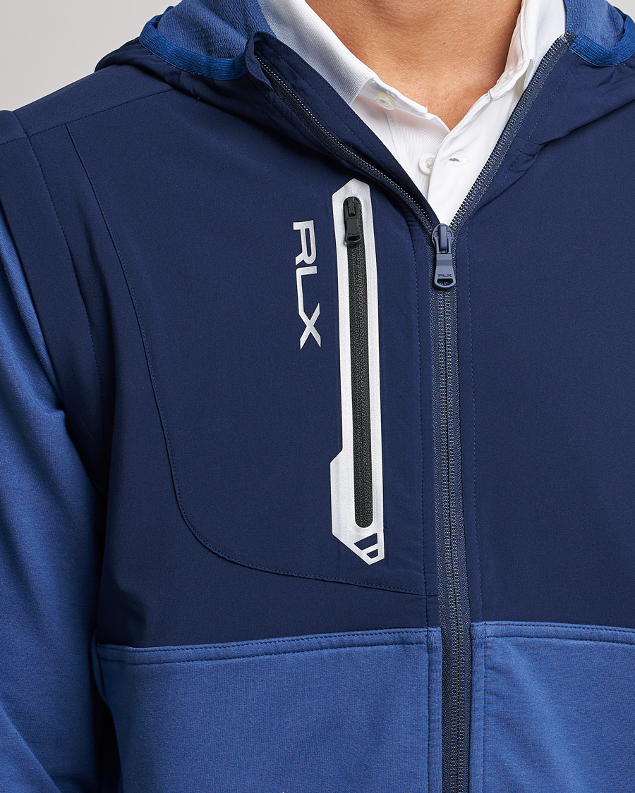 Homme | Pulls Et Tricots | RLX Ralph Lauren | Techy Terry Full-Zip Hoodie Light Navy/French Navy
