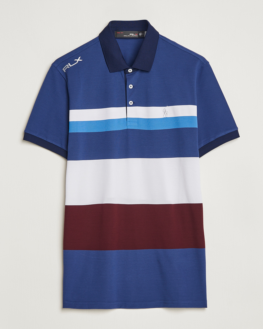 Homme | Polos | RLX Ralph Lauren | Performance Striped Polo Rich Rubu Multi