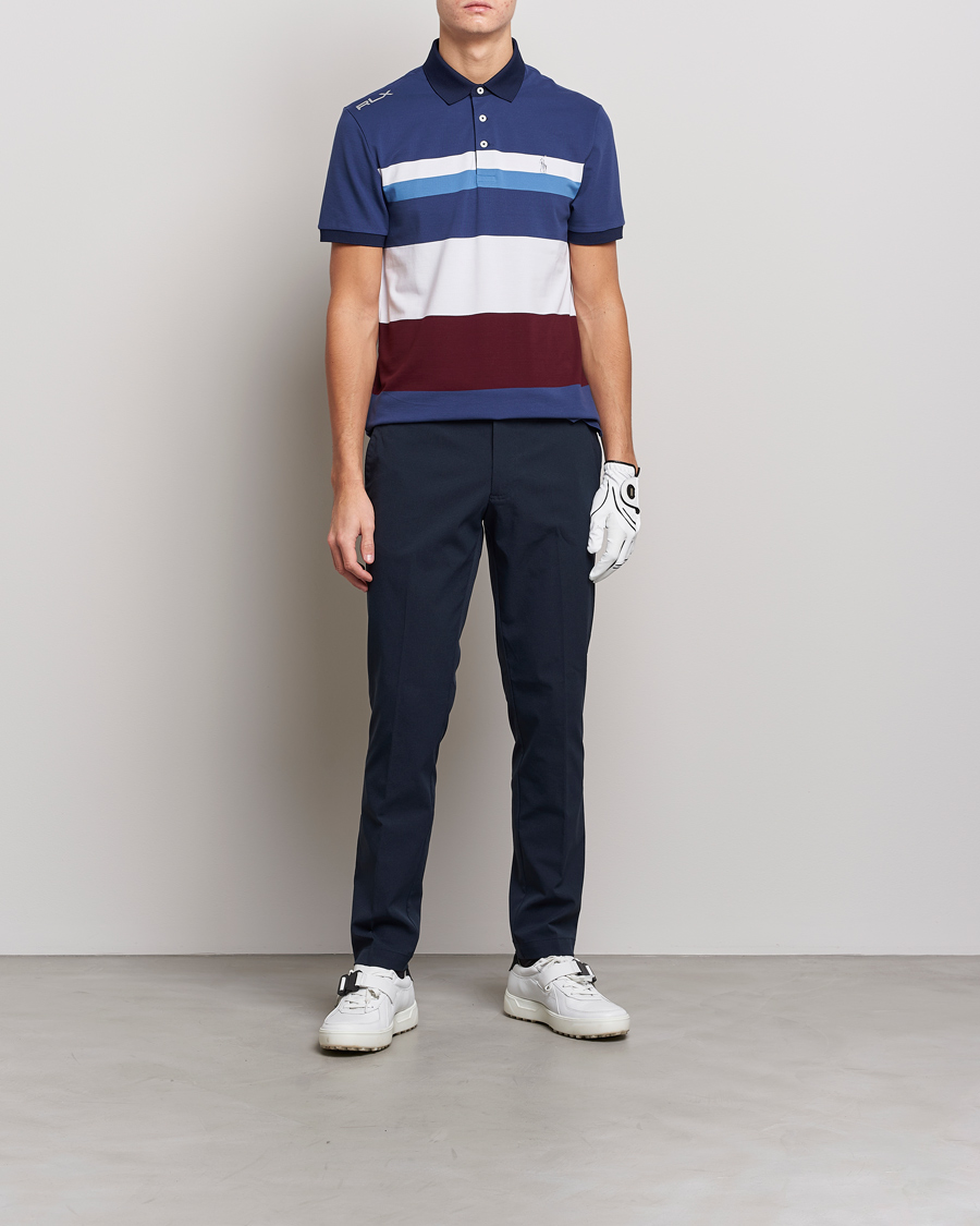 Homme | Polos | RLX Ralph Lauren | Performance Striped Polo Rich Rubu Multi