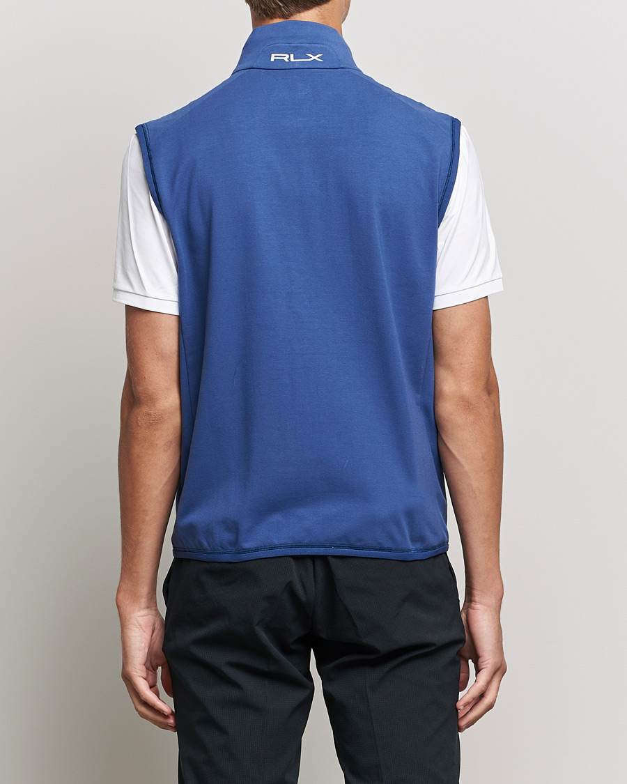 Homme | Manteaux Et Vestes | RLX Ralph Lauren | Techy Terry Vest Light Navy Houndstooth
