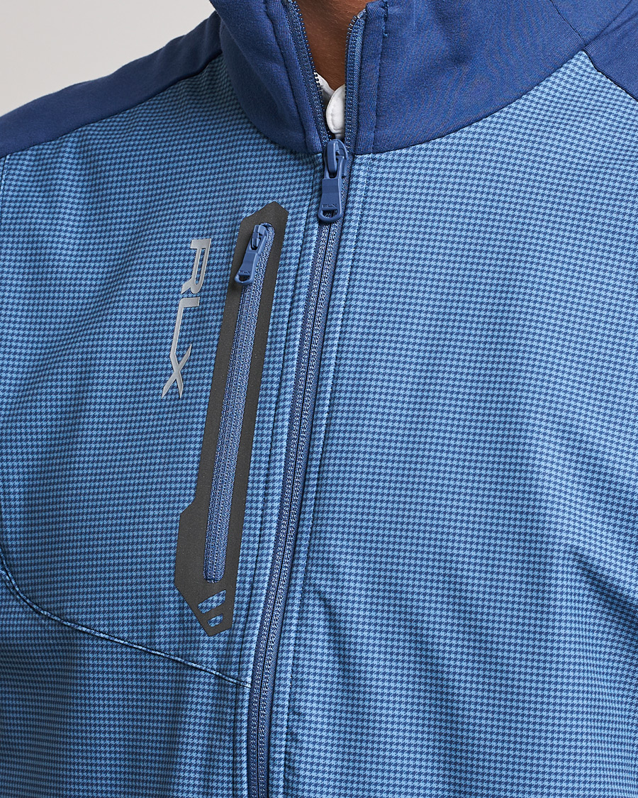 Homme | Manteaux Et Vestes | RLX Ralph Lauren | Techy Terry Vest Light Navy Houndstooth