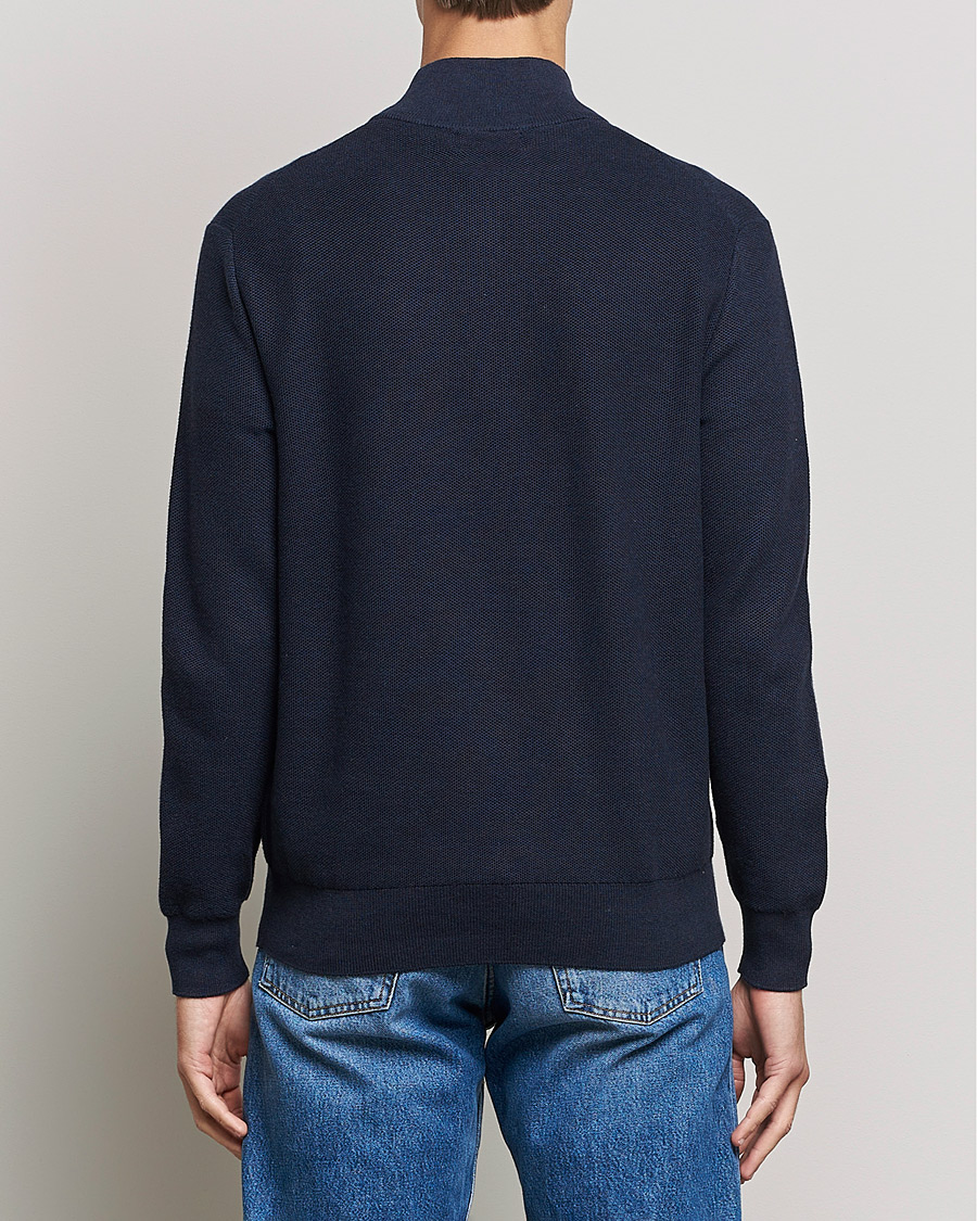 Homme | Pulls Et Tricots | Polo Ralph Lauren | Textured Half-Zip Navy Heather