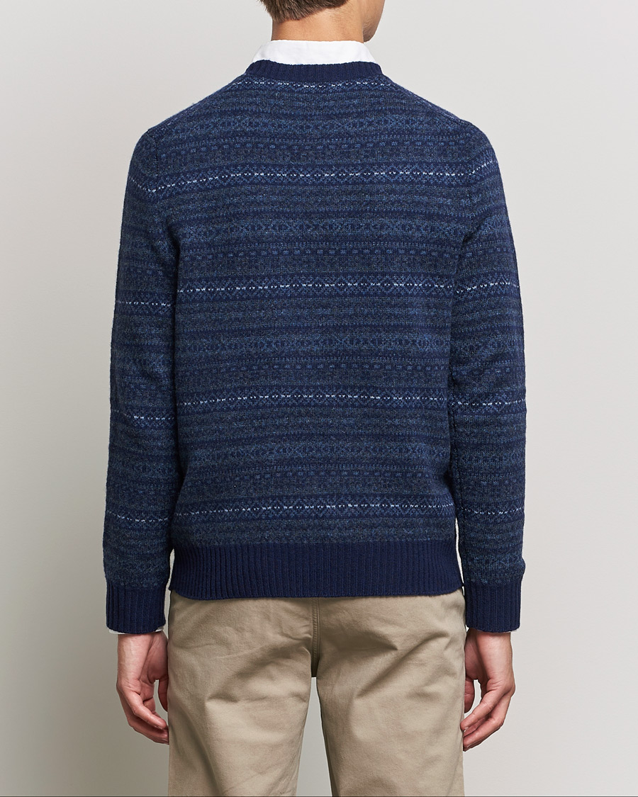 Homme | Pulls Et Tricots | Polo Ralph Lauren | Wool/Cashmere Fairisle Knitted Sweater Navy