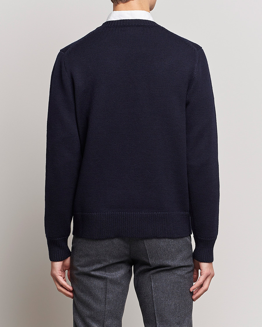 Homme | Pulls Et Tricots | Polo Ralph Lauren | Wool Logo Knitted Sweater Hunter Navy