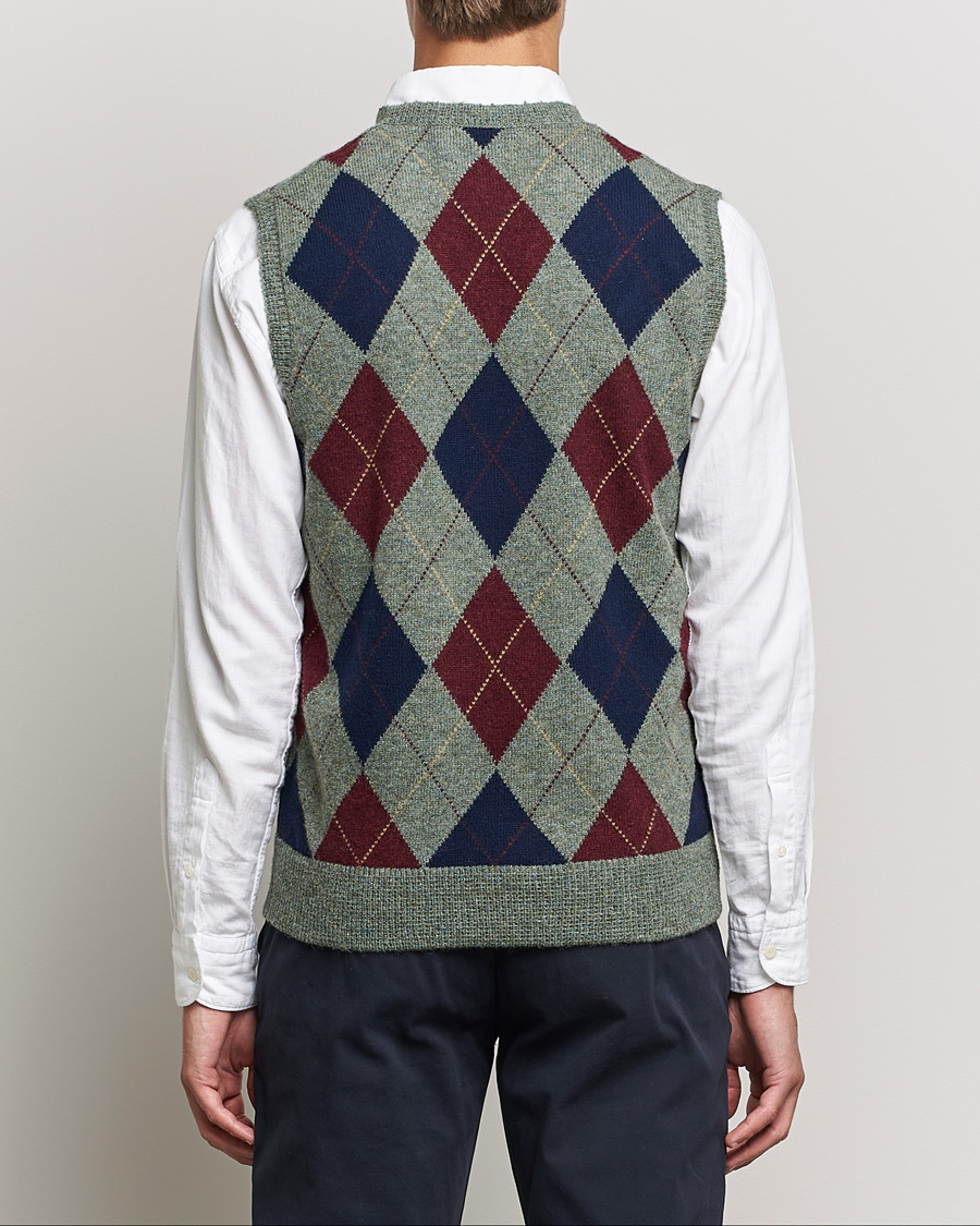 Homme | Pulls Et Tricots | Polo Ralph Lauren | Wool Argyle Vest Green Multi