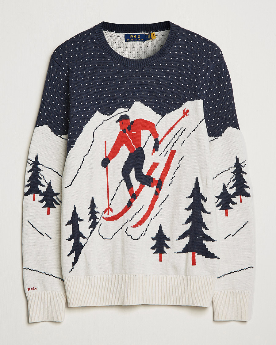 Homme | Pulls Et Tricots | Polo Ralph Lauren | Cotton Ski Knitted Sweater Navy Multi