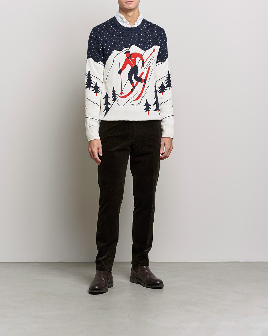 Homme | Pulls Et Tricots | Polo Ralph Lauren | Cotton Ski Knitted Sweater Navy Multi