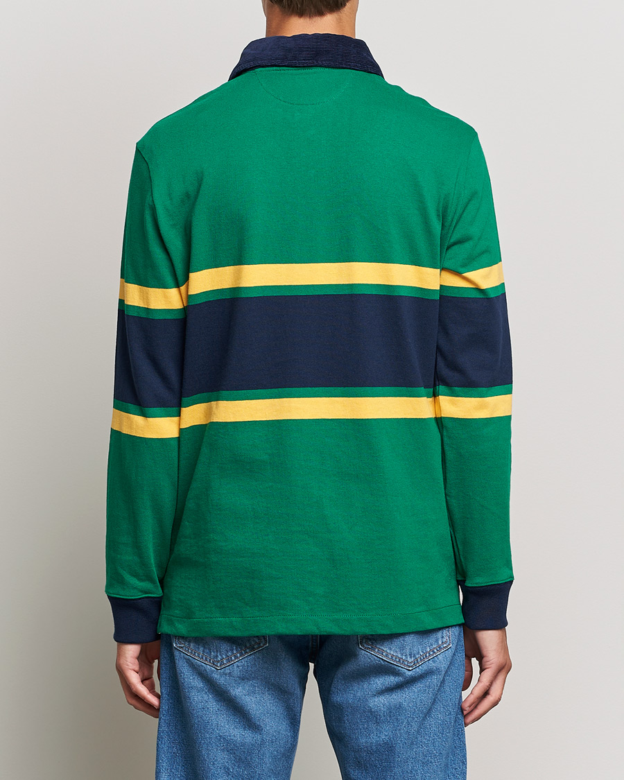 Homme | Pulls Et Tricots | Polo Ralph Lauren | Jersey Striped Rugger Athletic Green
