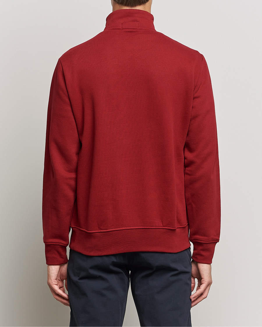 Homme | Pulls Et Tricots | Polo Ralph Lauren | Fleece Jersey Half Zip Holiday Red
