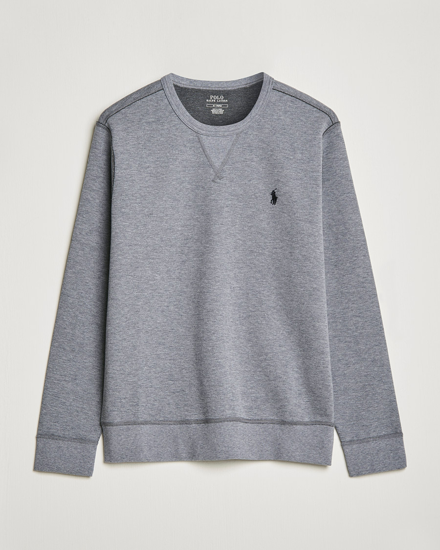 Homme | Pulls Et Tricots | Polo Ralph Lauren | Double Knit Sweatshirt Classic Grey Heather