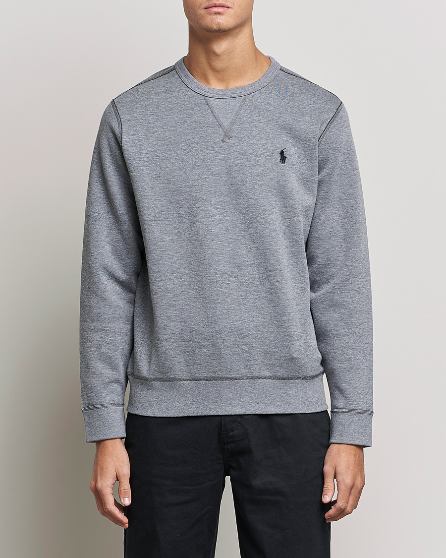 Homme | Pulls Et Tricots | Polo Ralph Lauren | Double Knit Sweatshirt Classic Grey Heather