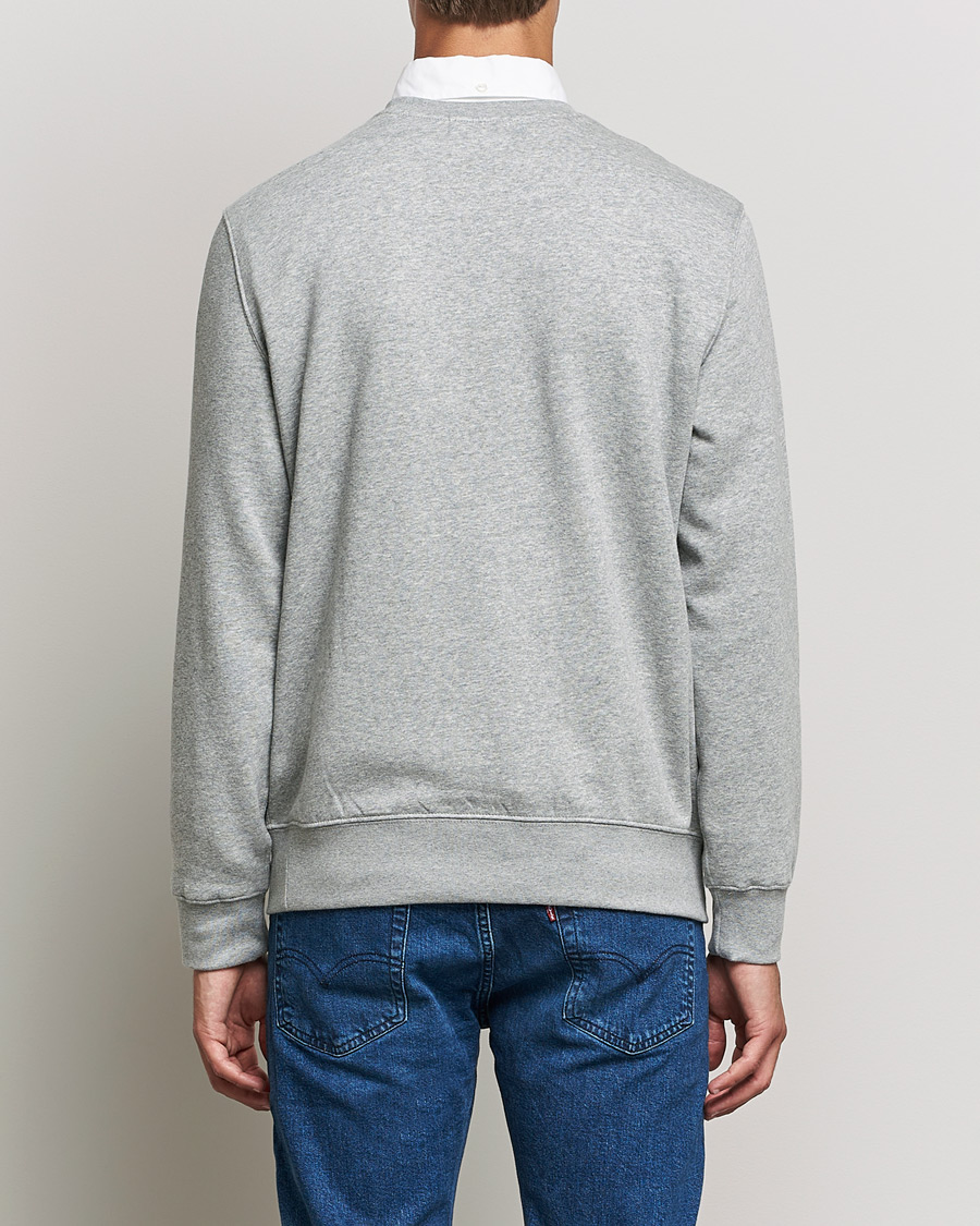 Homme | Pulls Et Tricots | Polo Ralph Lauren | Printed Denim Bear Sweatshirt Andover Heather