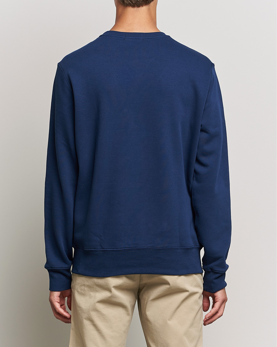 Homme | Pulls Et Tricots | Polo Ralph Lauren | Printed Denim Bear Sweatshirt Newport Navy
