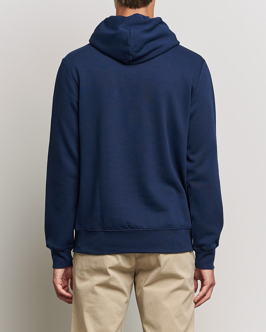 Homme | Pulls Et Tricots | Polo Ralph Lauren | Printed Denim Bear Hoodie Cruise Navy