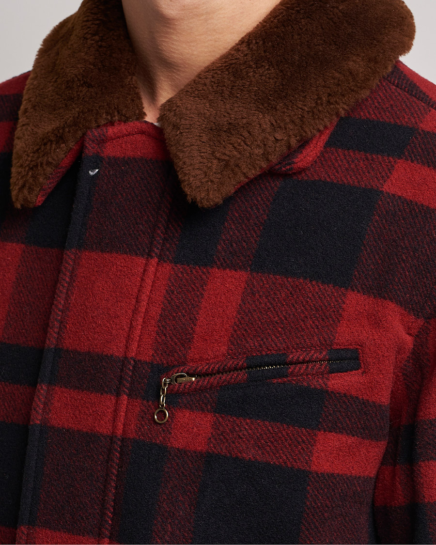Homme | Manteaux Et Vestes | Polo Ralph Lauren | Lumber Wool Checked Jacket Red/Black
