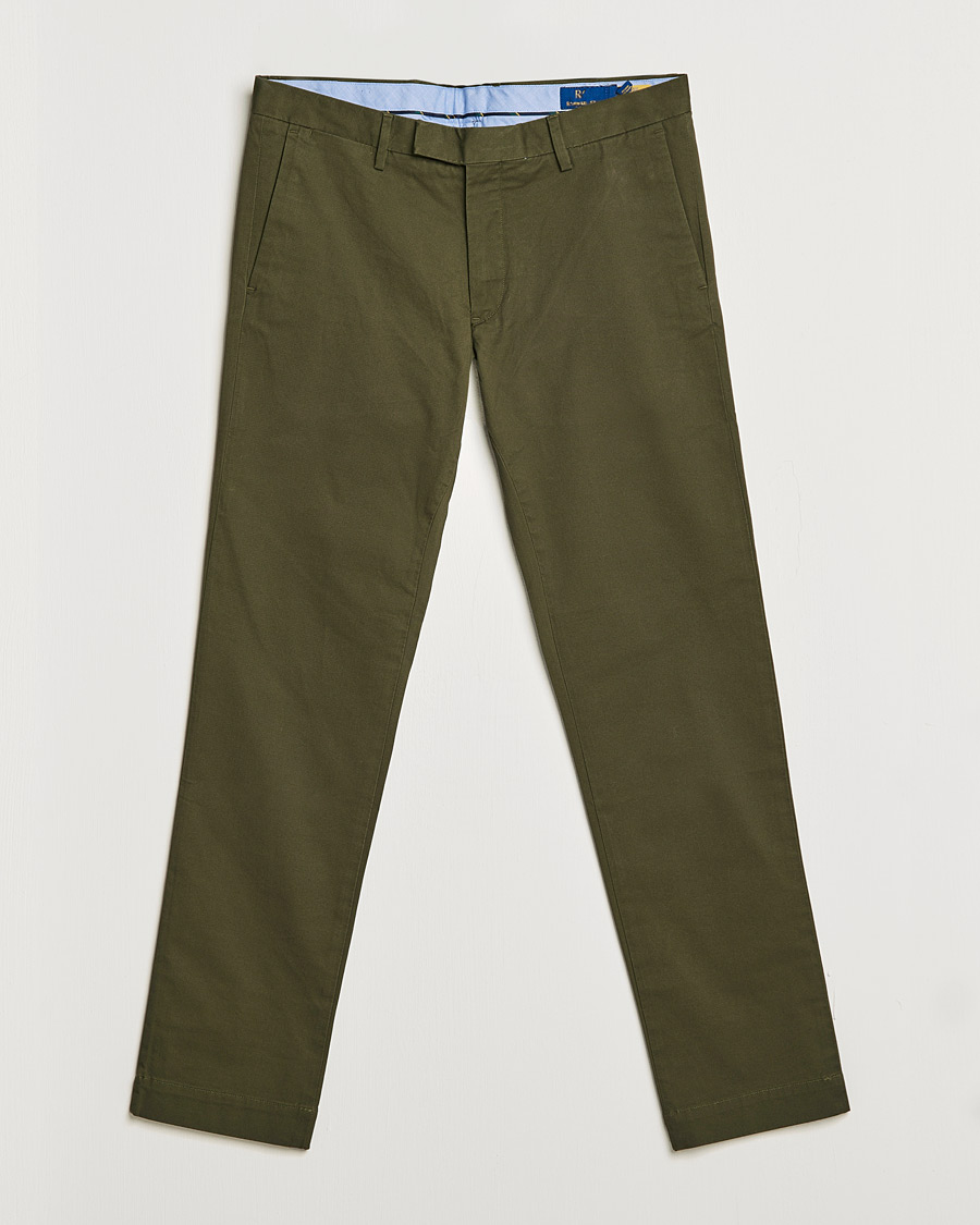 Homme | Pantalons | Polo Ralph Lauren | Slim Fit Stretch Chinos Armadillo Green