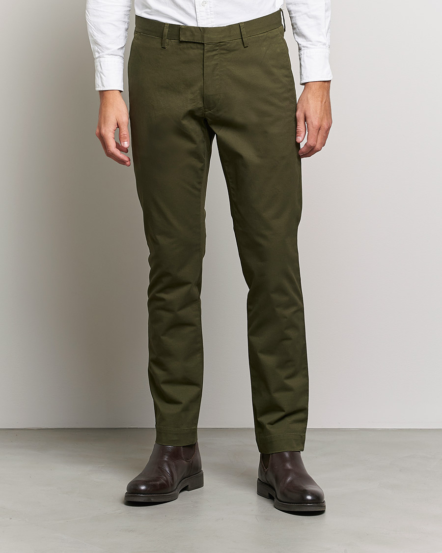 Homme | Pantalons | Polo Ralph Lauren | Slim Fit Stretch Chinos Armadillo Green