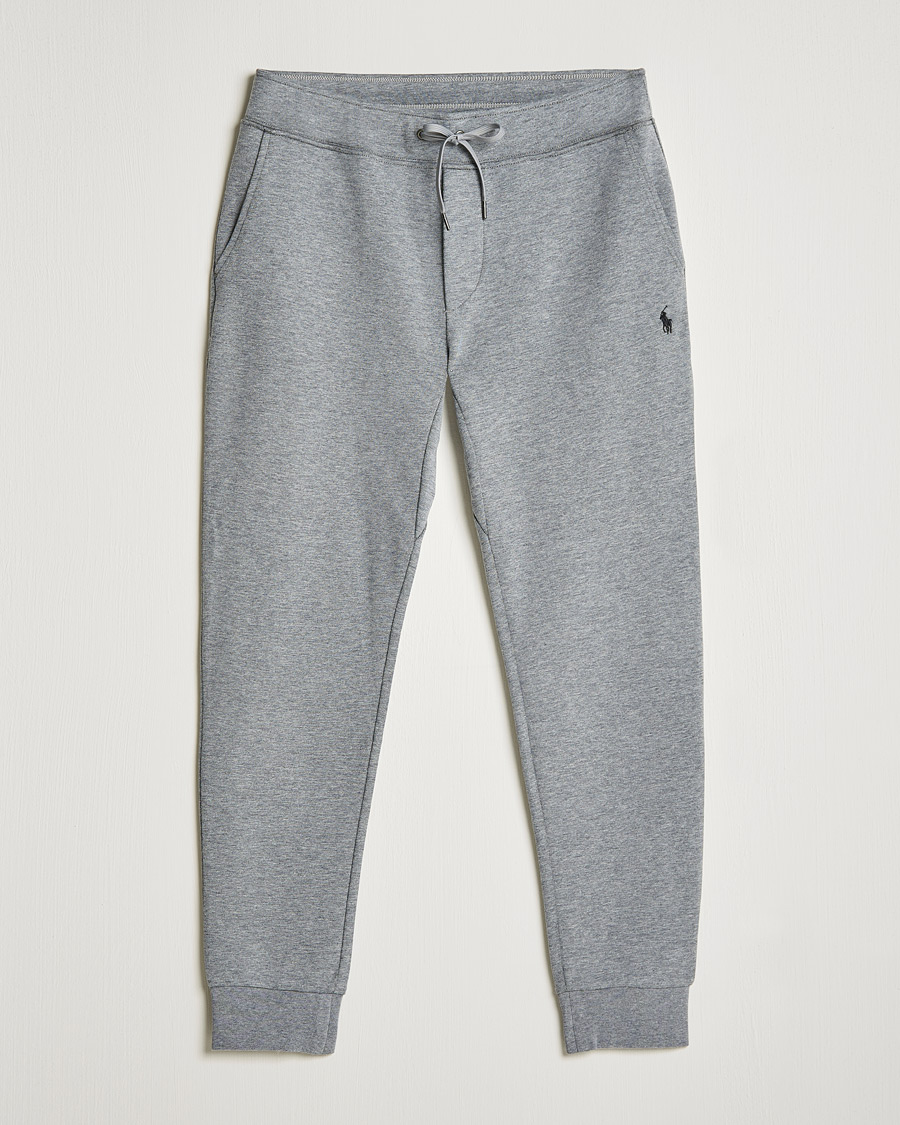 Homme | Pantalons | Polo Ralph Lauren | Double Knit Sweatpants Classic Grey Heather