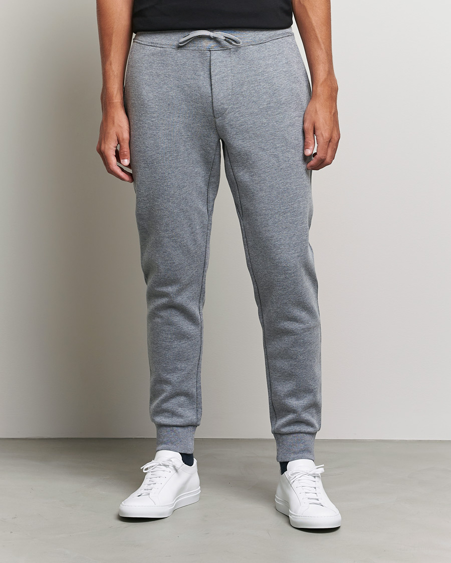Homme | Pantalons | Polo Ralph Lauren | Double Knit Sweatpants Classic Grey Heather