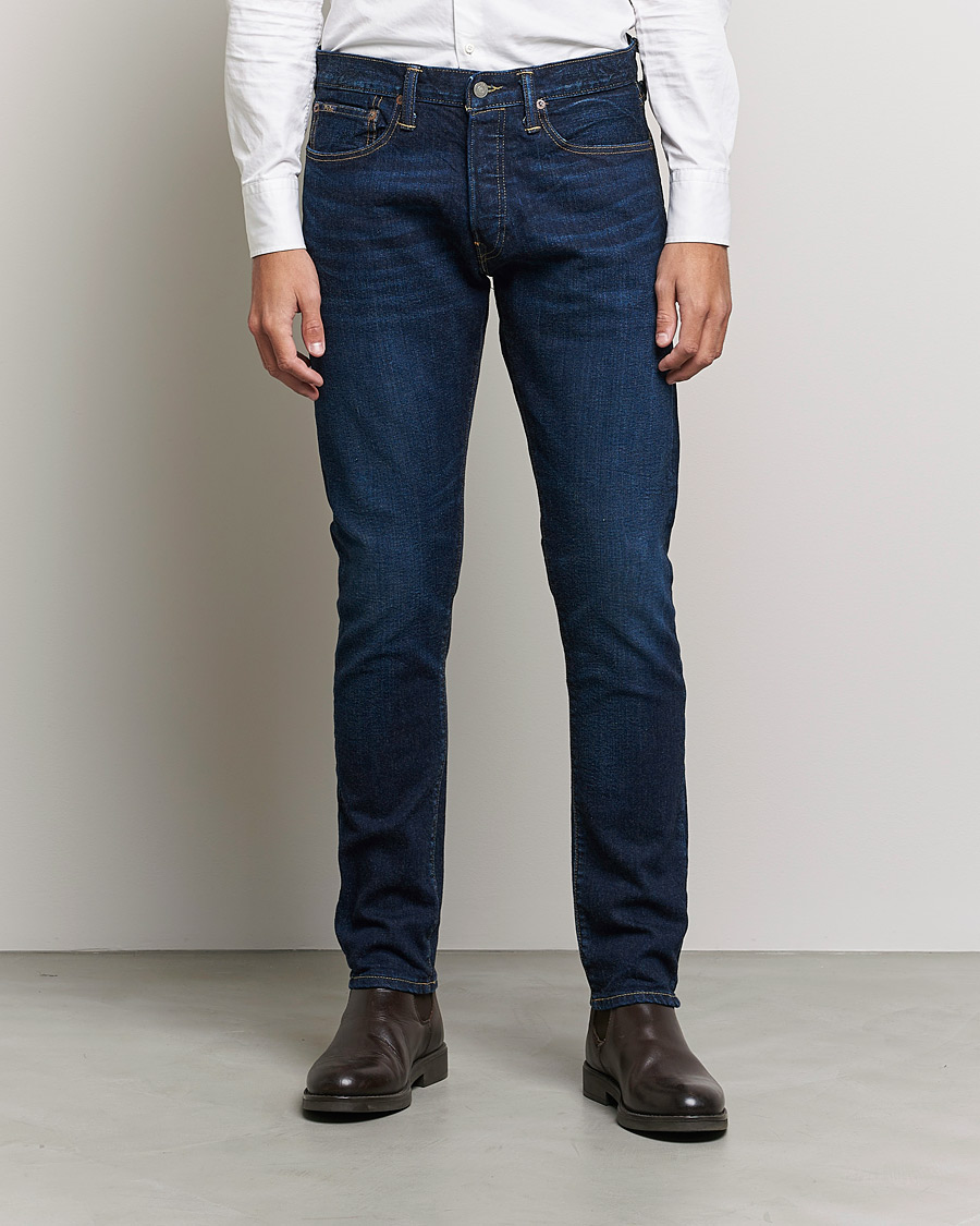 Homme | Jeans Bleus | Polo Ralph Lauren | Sullivan Slim Fit Stretch Jeans Dark Blue