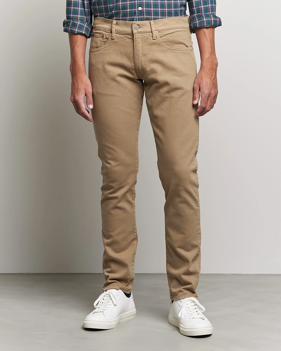 Homme | Pantalon Décontracté | Polo Ralph Lauren | Sullivan Slim Fit Stretch 5-Pocket Pants Khaki Hill
