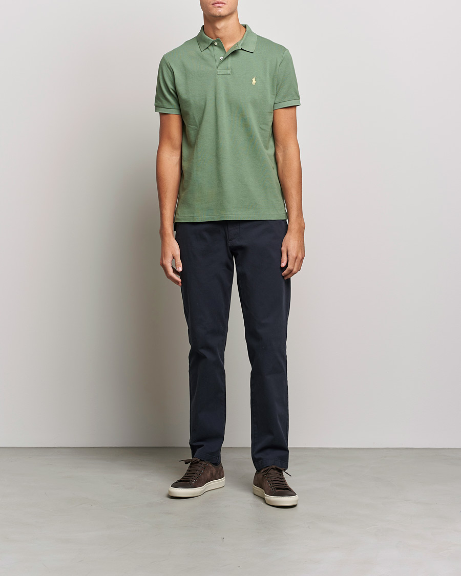 Homme | Polos | Polo Ralph Lauren | Custom Slim Fit Polo Cargo Green