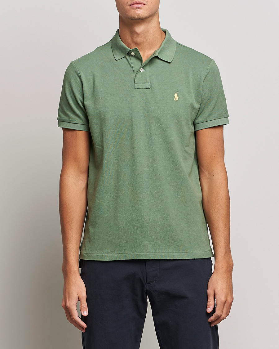 Homme | Polos | Polo Ralph Lauren | Custom Slim Fit Polo Cargo Green