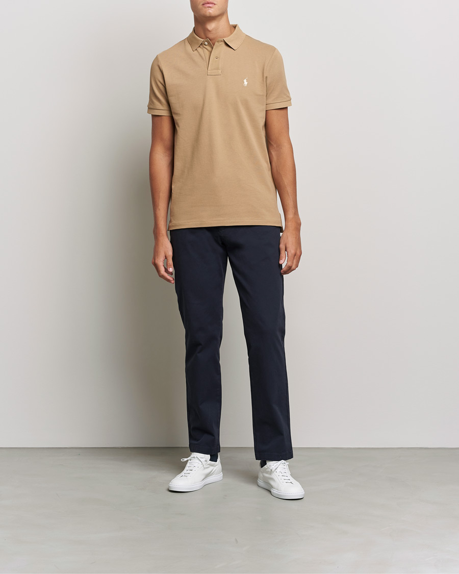 Homme | Polos | Polo Ralph Lauren | Custom Slim Fit Polo Luxury Tan