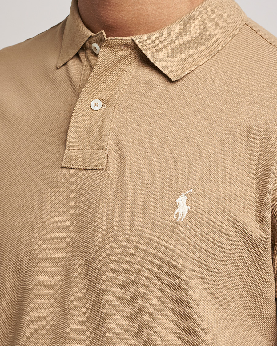 Homme | Polos | Polo Ralph Lauren | Custom Slim Fit Polo Luxury Tan