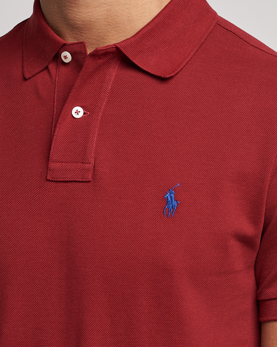 Homme | Polos | Polo Ralph Lauren | Custom Slim Fit Polo Holiday Red
