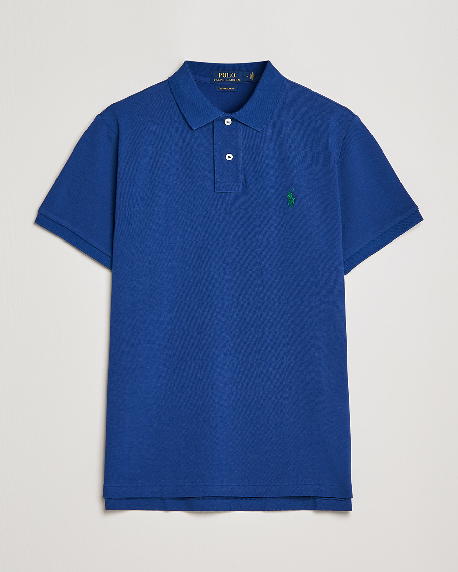 Homme | Polos | Polo Ralph Lauren | Custom Slim Fit Polo Harrison Blue