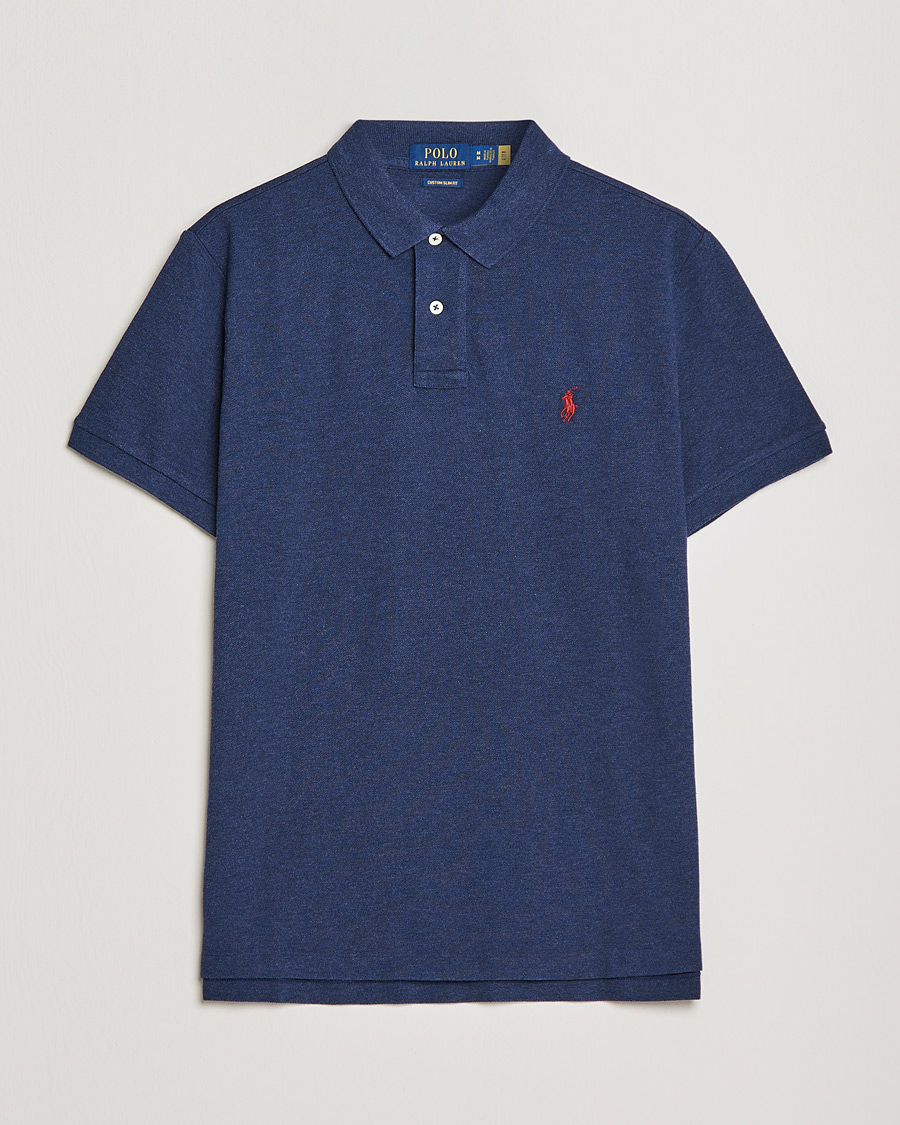 Homme | Polos | Polo Ralph Lauren | Custom Slim Fit Polo Spring Navy Heather