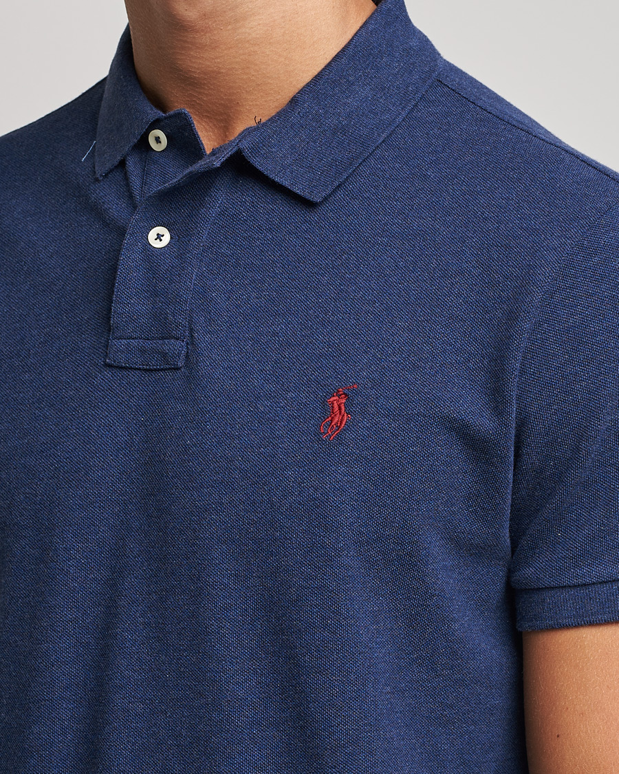 Homme | Polos | Polo Ralph Lauren | Custom Slim Fit Polo Spring Navy Heather