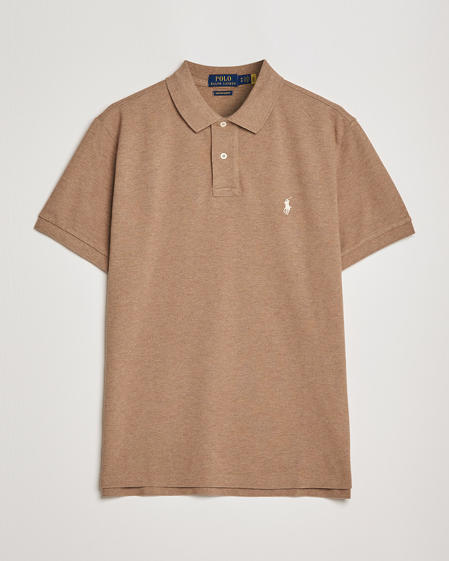 Homme | Polos | Polo Ralph Lauren | Custom Slim Fit Polo Italian Heather