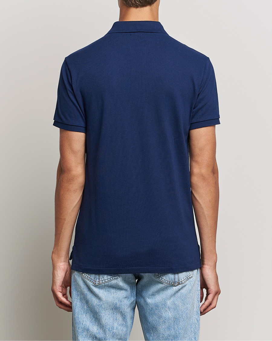 Homme | Polos | Polo Ralph Lauren | Custom Slim Fit Denim Bear Polo Newport Navy