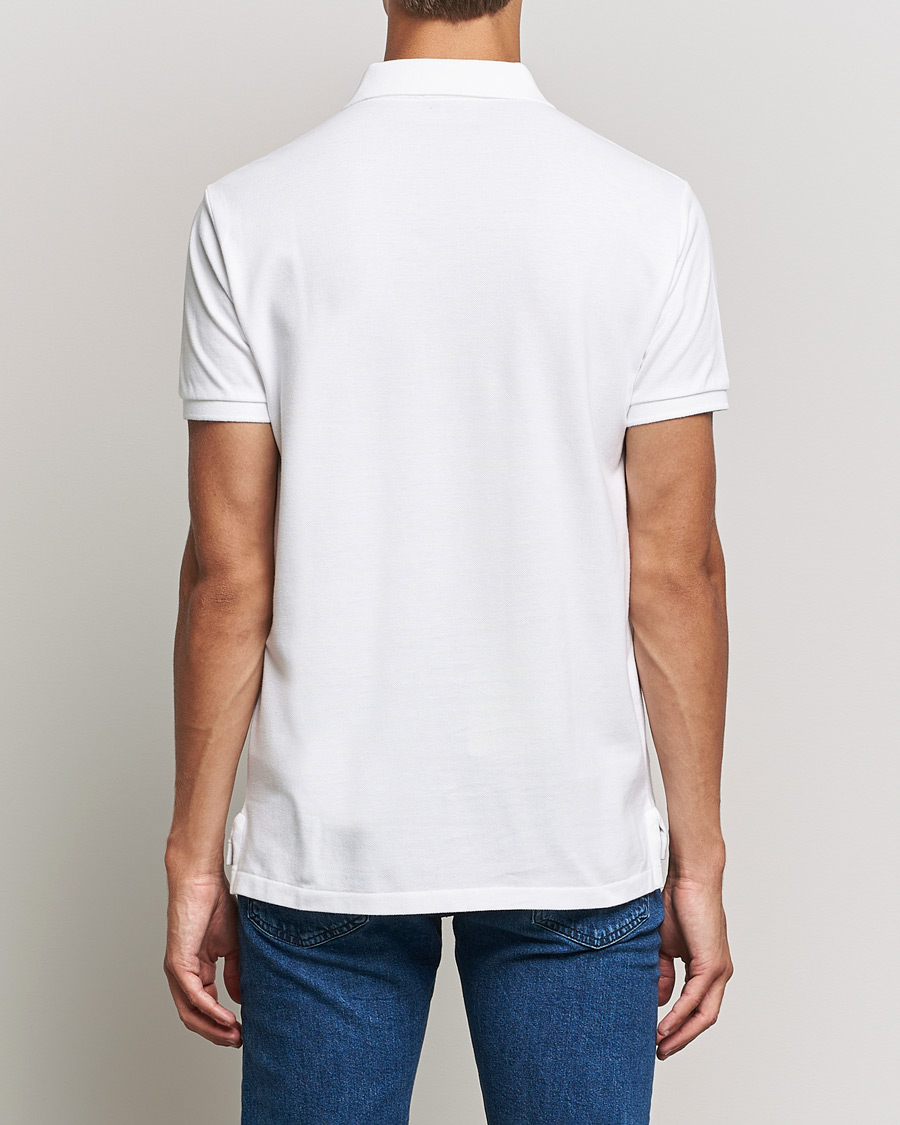 Homme | Polos | Polo Ralph Lauren | Custom Slim Fit Denim Bear Polo White