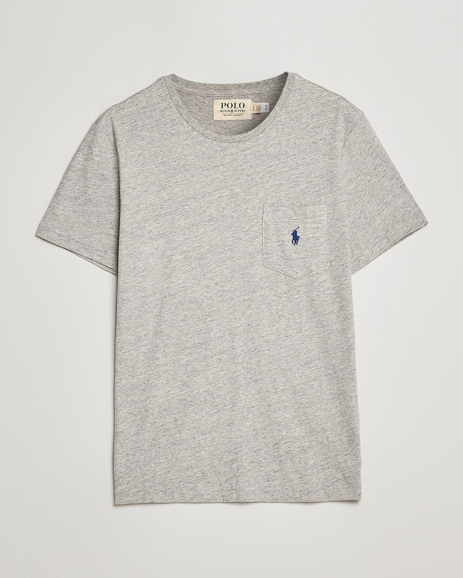 Homme | T-shirts | Polo Ralph Lauren | Slub Jersey Crew Neck Tee Loft Heather