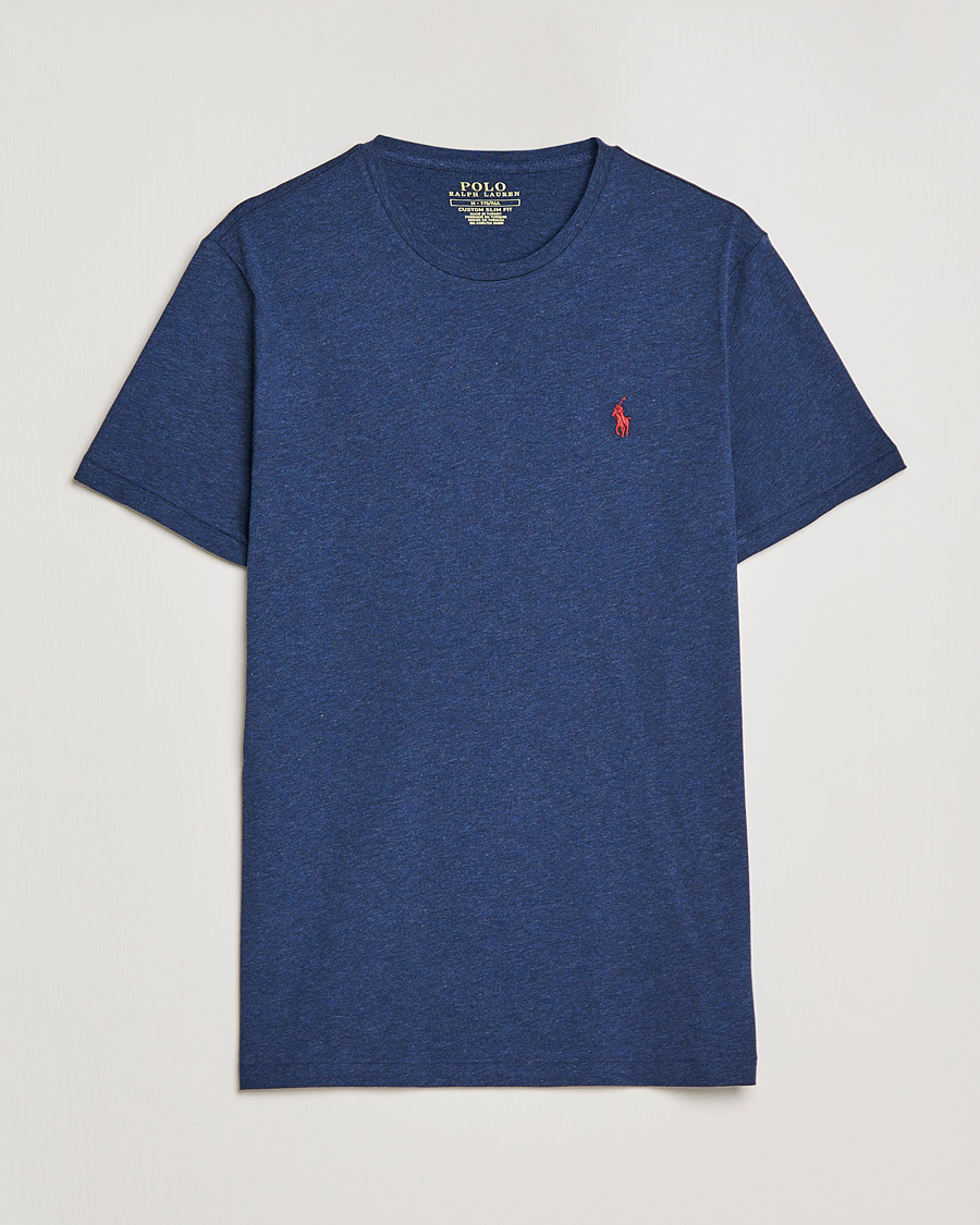 Homme | T-shirts | Polo Ralph Lauren | Crew Neck T-Shirt Spring Navy Heather