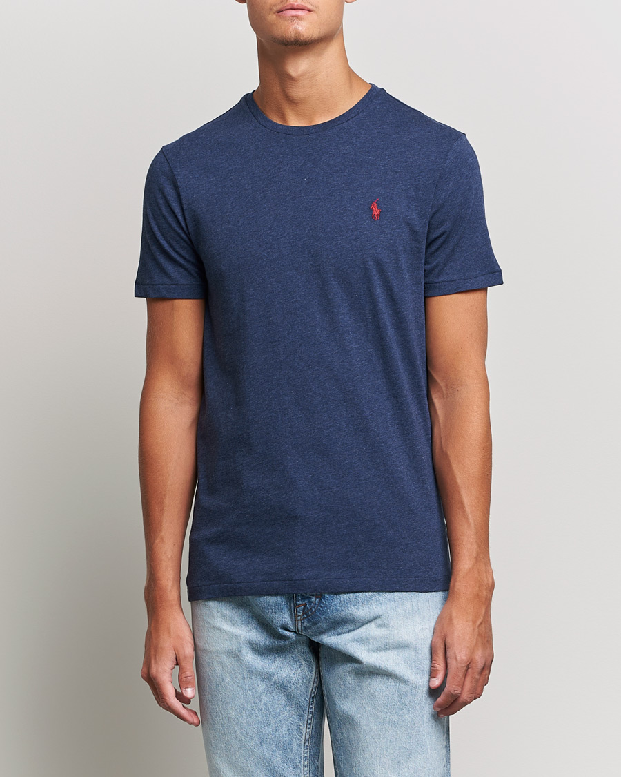 Homme | T-shirts | Polo Ralph Lauren | Crew Neck T-Shirt Spring Navy Heather