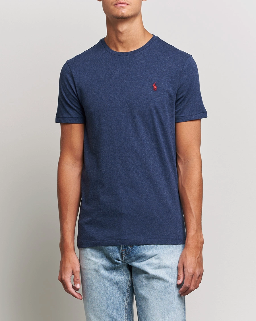 Homme | T-shirts | Polo Ralph Lauren | Crew Neck T-Shirt Spring Navy Heather
