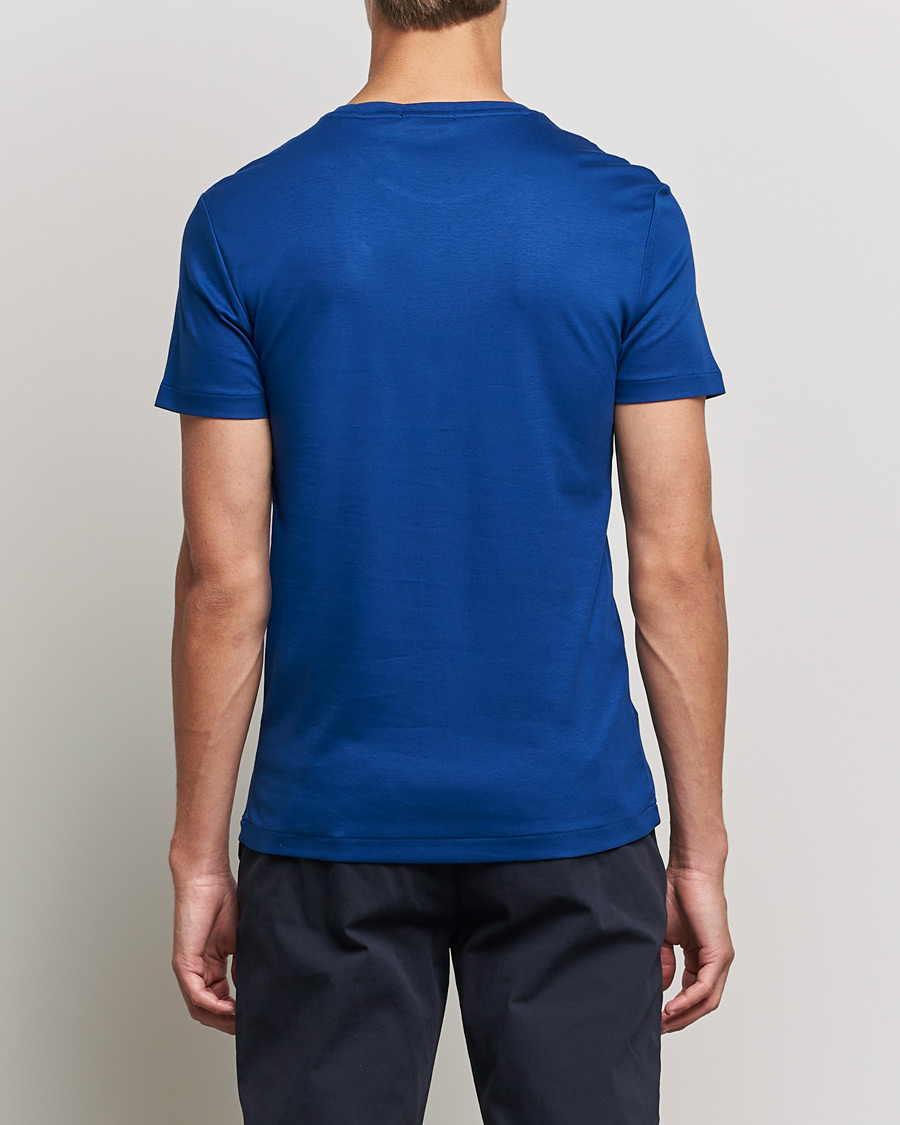 Homme | T-shirts | Polo Ralph Lauren | Luxury Pima Cotton Crew Neck Tee Harrison Blue