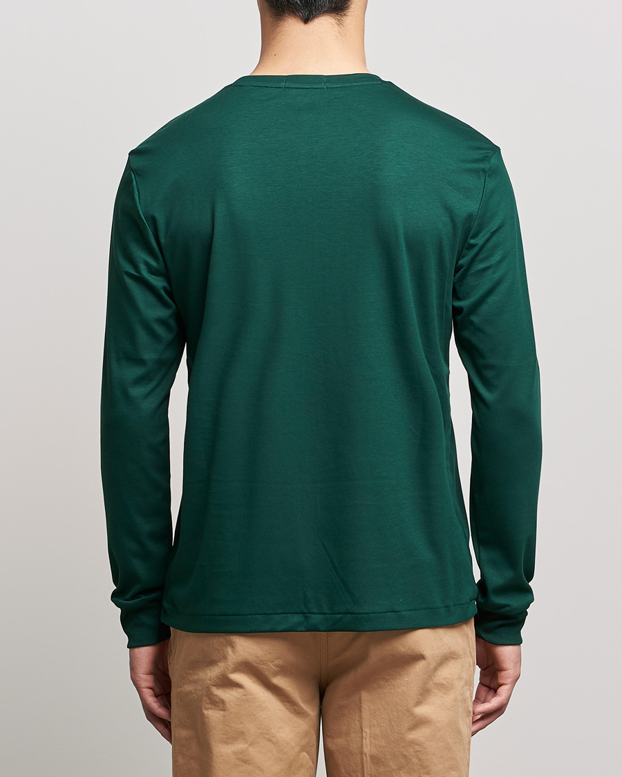 Homme | T-shirts | Polo Ralph Lauren | Luxury Pima Cotton Long Sleeve Tee College Green