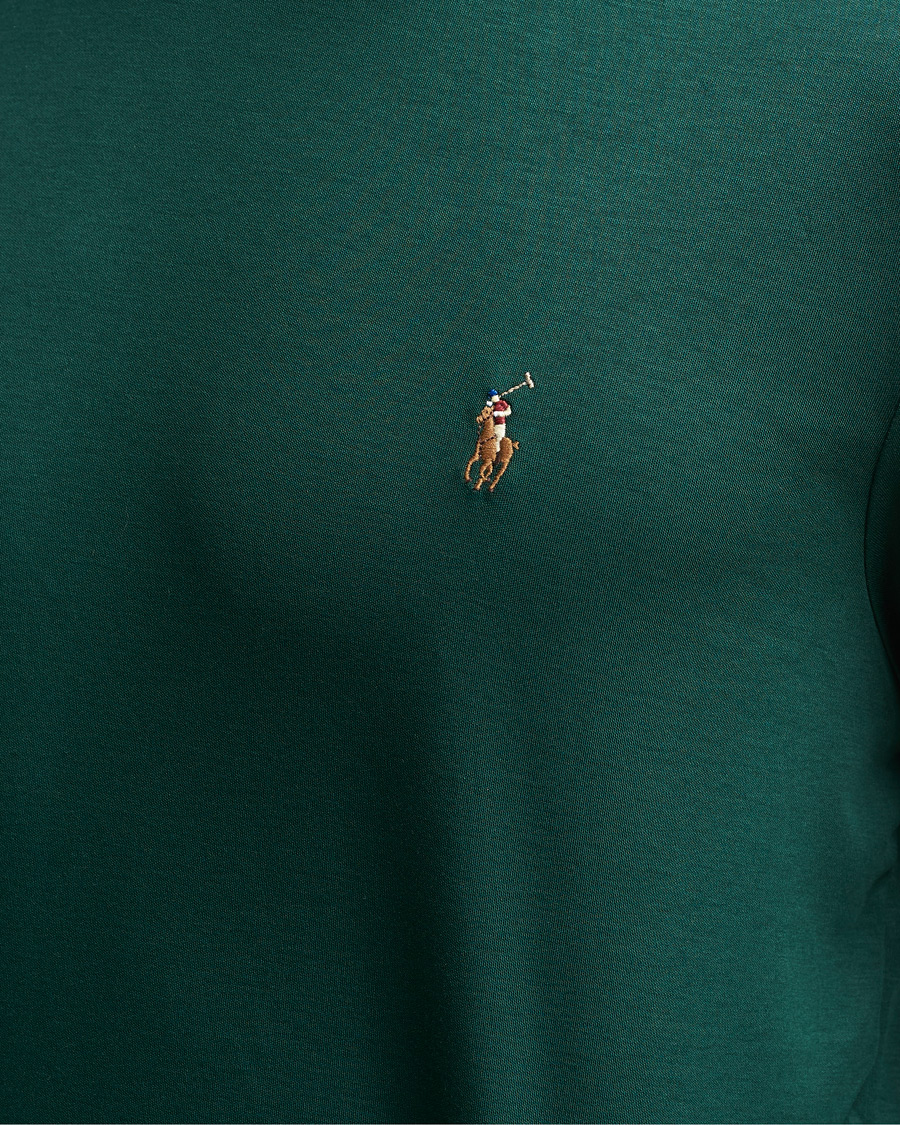 Homme | T-shirts | Polo Ralph Lauren | Luxury Pima Cotton Long Sleeve Tee College Green